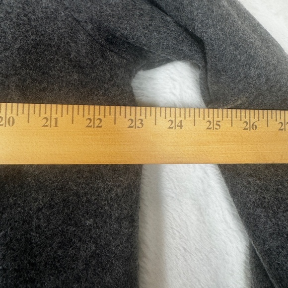 Nygard Collection Wool Jacket Womens Size 14 Grey Embroidered grandmacore - Picture 5 of 8